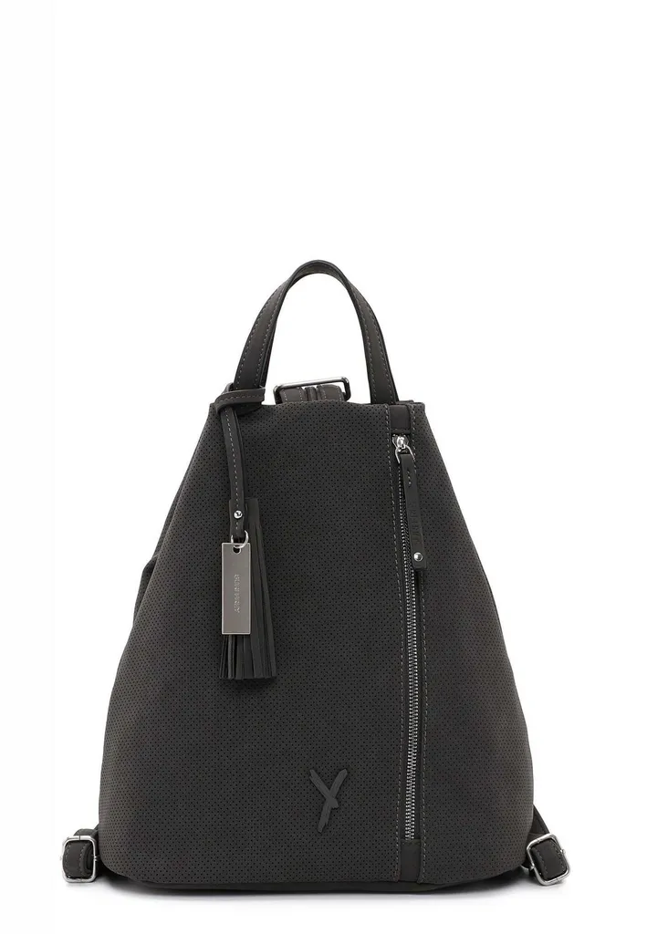 SURI FREY Romy Zaino Grigio Scuro Donna: Morbida Borsa Vegan