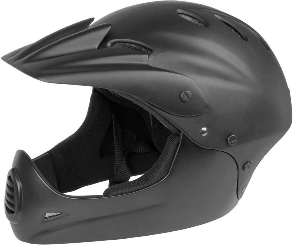 M-wave All In 1 Downhillhelm Schwarz L Schwarz L Produktbild 