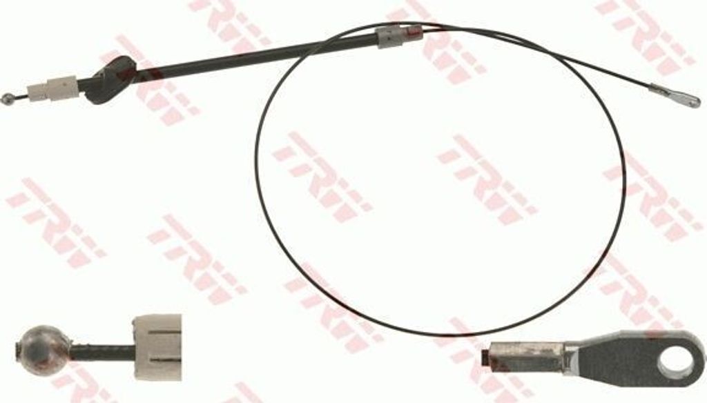 TRW GCH521 - OE A 906 420 28 85 Handbremsseil für Sprinter (W906), Sprinter (W905), Vario, Crafter (2E), Crafter (2F)