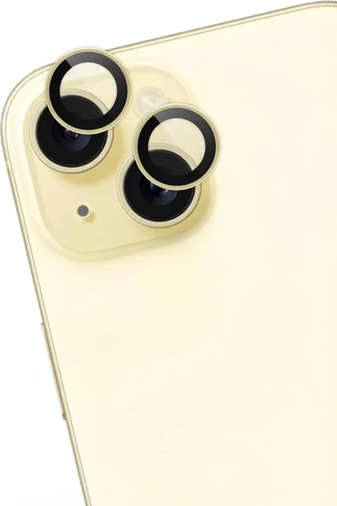 Protezione Fotocamera iPhone 15 Giallo imoshion - Set da 2 Lenti 9H