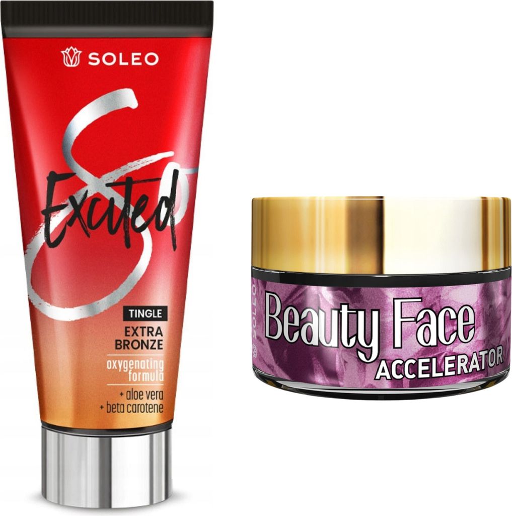 Soleo aufgeregter Bronzer + Schönheitsgesichtsglas Produktbild 