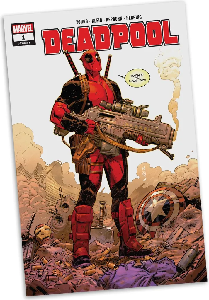 Statue Deadpool en PVC 27 cm avec support pour vitrine de comics - 9