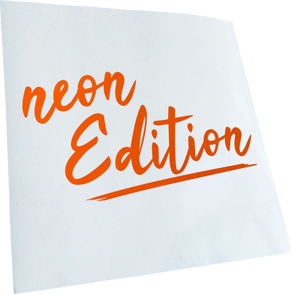 Kiwistar - Autoaufkleber - Neon Edition - Orange - 60x32cm - Aufkleber für Auto, Laptop, Fahrrad, LKW, Motorrad mehrfarbig JDM Decal Racing