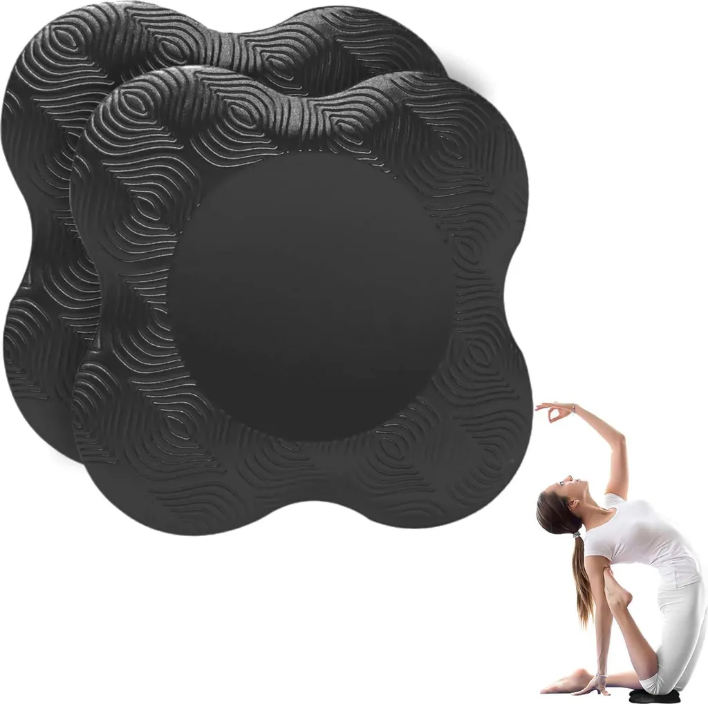 Tapis de Genoux Yoga 2 Pièces - Coussin de Protection pour Fitness et Pilates