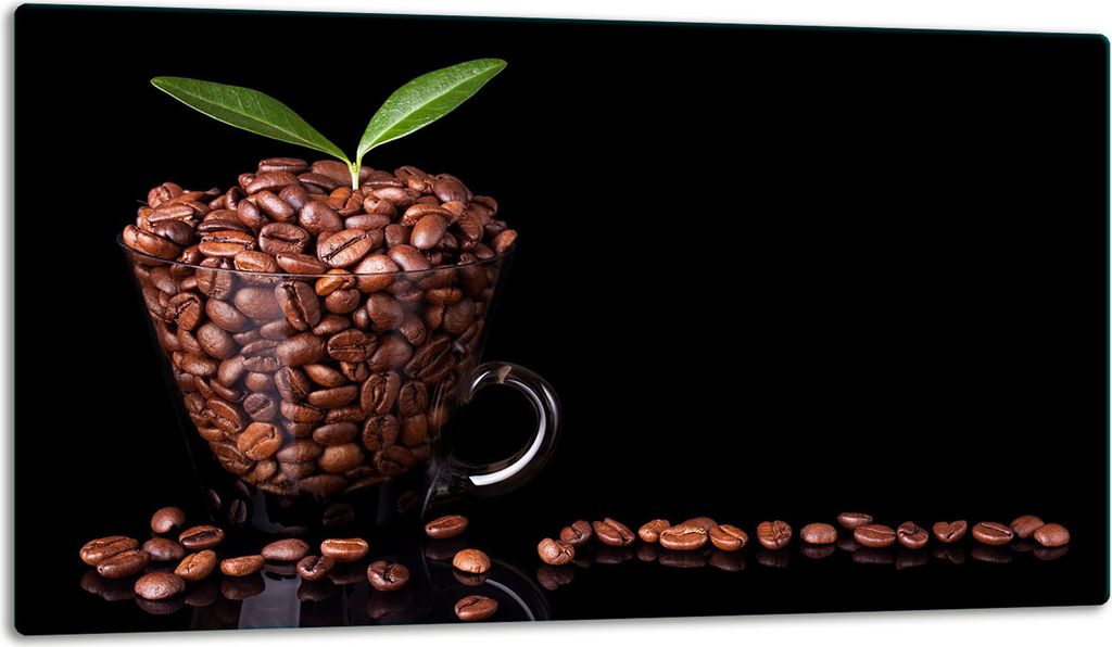 Glasschneidebrett Herdabdeckplatte Glaskeramikkochfeld Universal 52x30 cm Schwarz Schokolade