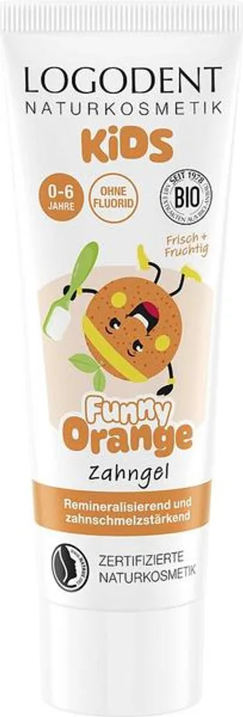 Logona Kids Gel Funny Orange: il Dentifricio Bio 75ml per Sorrisi Sani