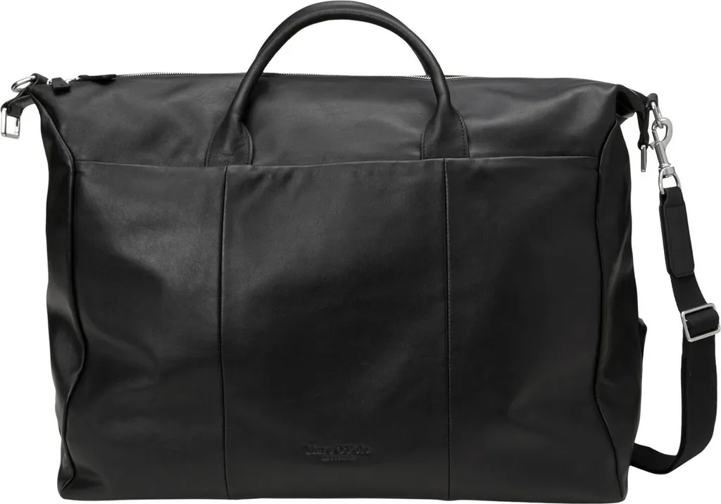 Sac de Voyage Weekender en Cuir Noir Marc O'Polo Davis pour Homme Chic