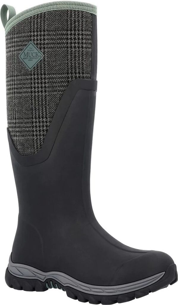 Muck Boots - Damen Gummistiefel "Arctic Sport II", Karo FS10468 (42 EU) (Schwarz)