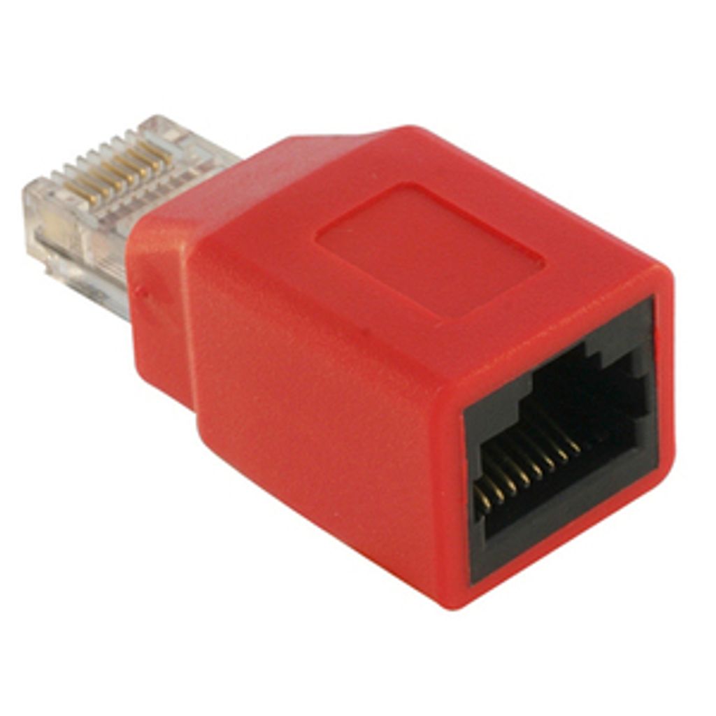 Delock RJ45 Crossover Adapter Stecker - Buchse