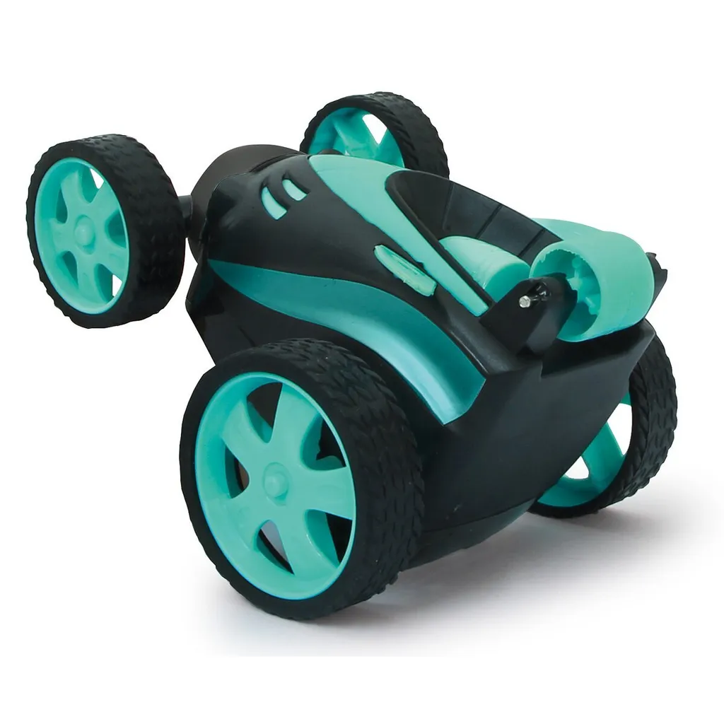 Voiture télécommandée de cascade GrenadeX 1:24 turquoise tout-terrain