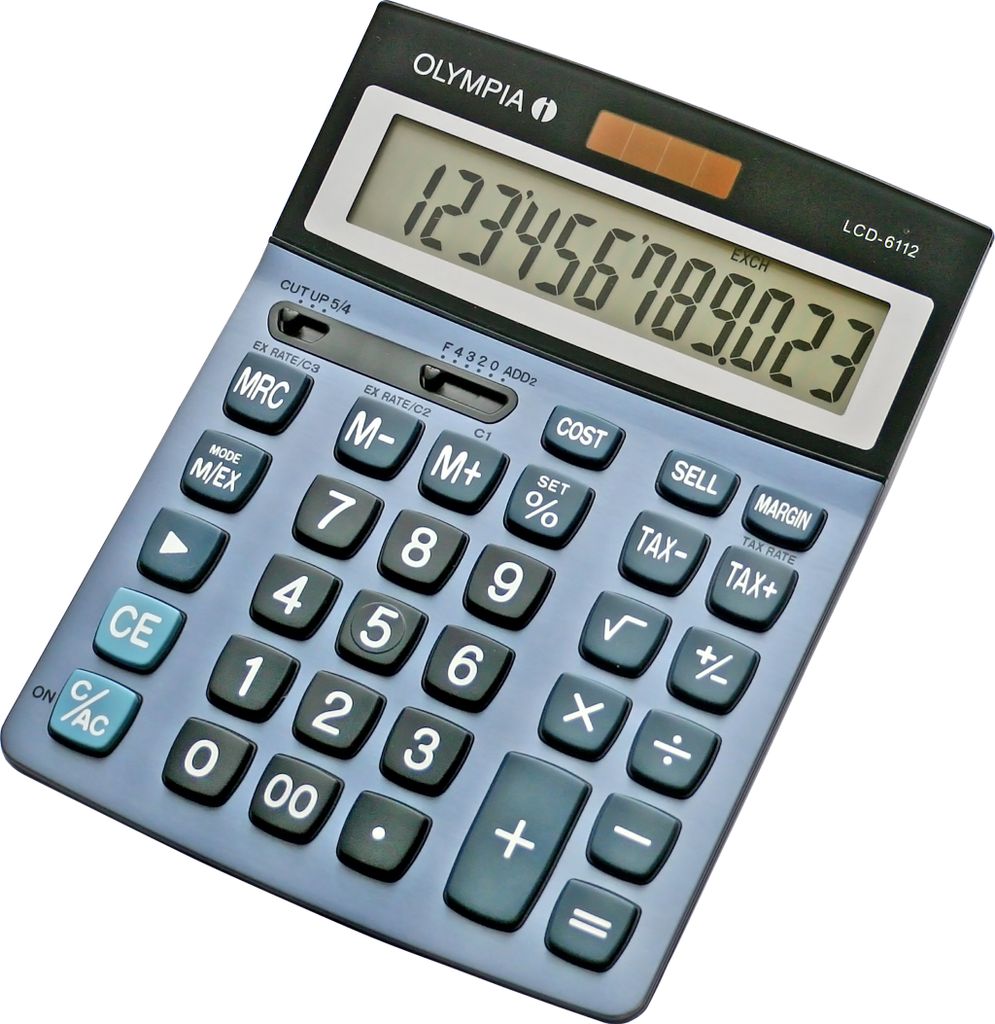 Olympia Taschenrechner LCD-6112