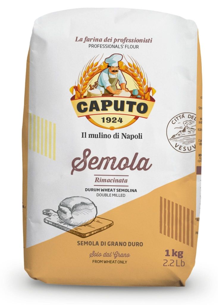 Semoule de blé dur Caputo, réintégrée, 1 kg Image du produit 