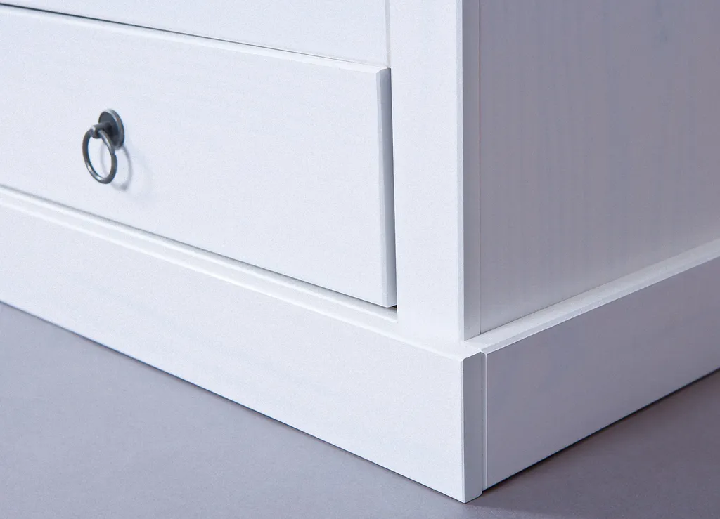 Meuble TV Design pour Salon Moderne Pall Blanc - Idéal Petits Espaces