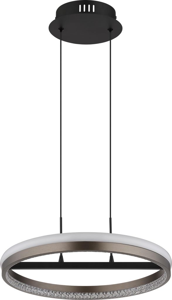 Globo Lighting Hängeleuchte Metall schwarz matt, LED