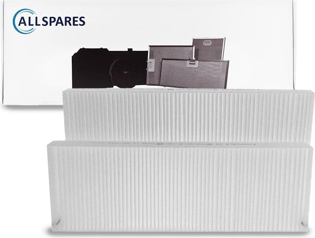 AllSpares Ersatzfilter 2er-Set Filterklasse G4 geeignet für KWL-Anlage mit