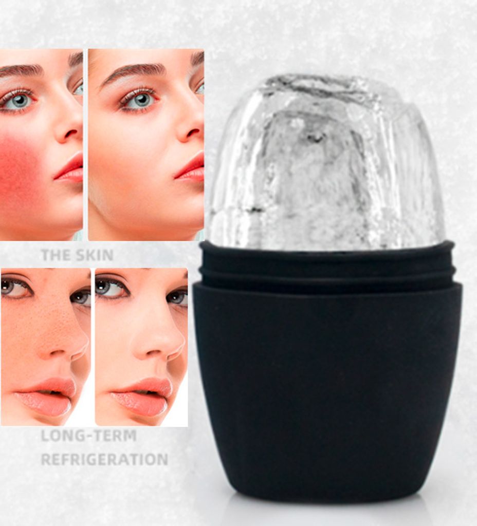 IMEASY Eisroller Für Gesicht & Augen – Aus Silikon, Wiederverwendbar, Mit Auslaufsicherem Design