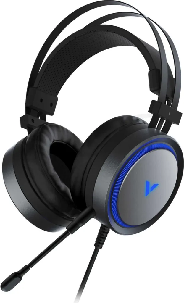 Casque de Jeu Rapoo VH530 pour PC avec Isolation de Bruit et Port USB Filaire