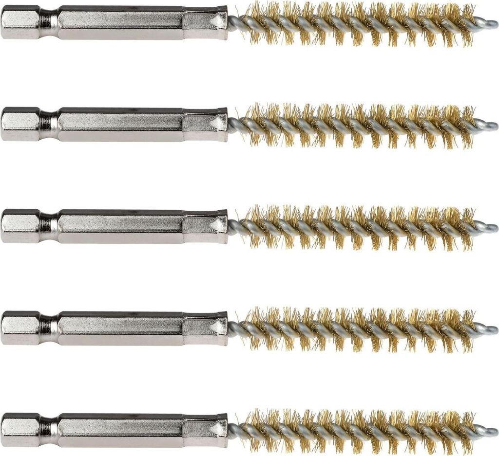 SW-Stahl 62330L-M9 Messingbürsten, ø 9 mm, 5 Stück