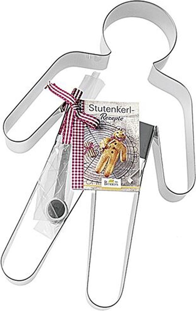 Vánoční vykrajovátko na sušenky s hliněnou trubičkou 24 cm Obrázek produktu 