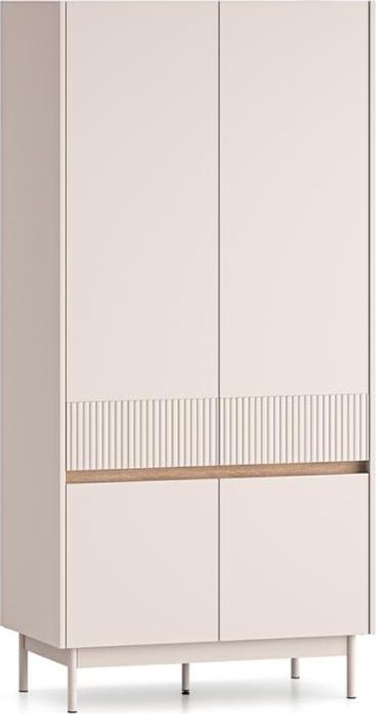Dunea Kleiderschrank mehrtürig Drehtüren ohne Schubladen Produktbild 