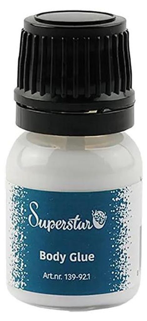 Body glue Hautkleber 9ml für Glitzertattoos und Schminke - multicolor