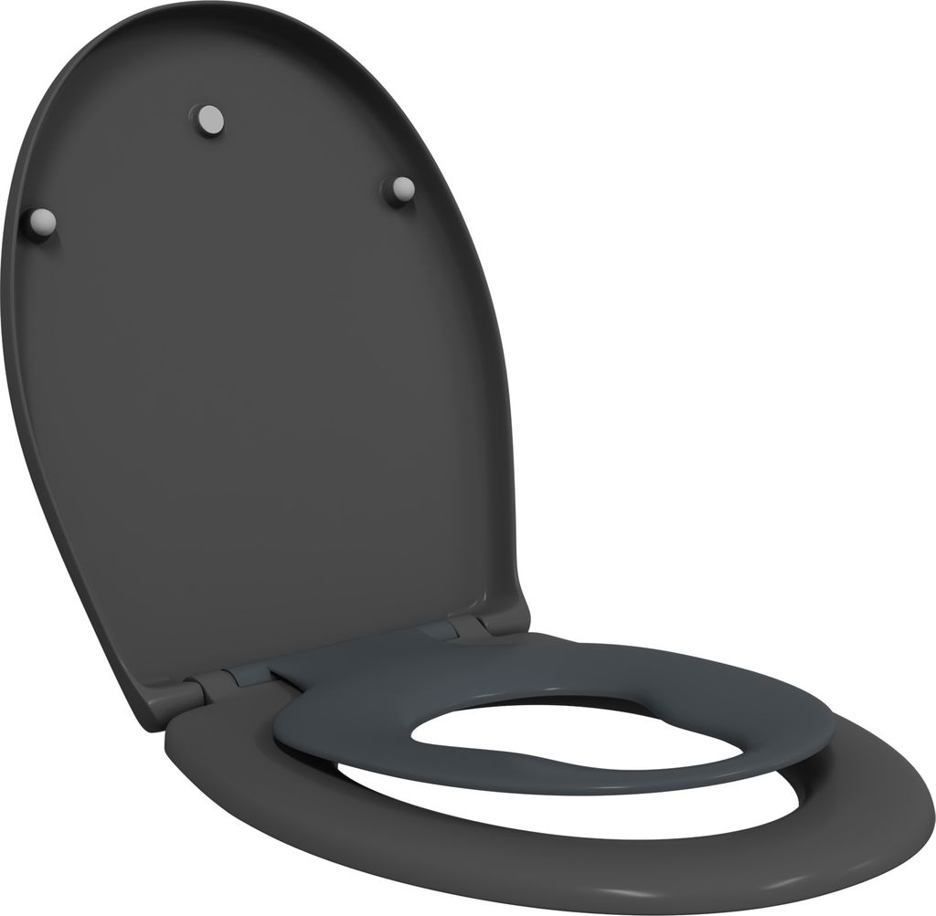 Eleganten-Stil Familien- Toilettensitz mit Kindersitz Quick Release Duroplast - WC- Sitze DE97217