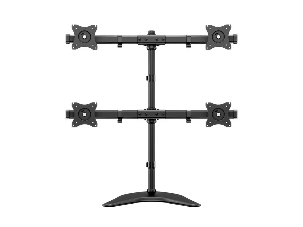 Multibrackets M Deskstand Basic Quad - Support de Bureau pour 4 Écrans - 4