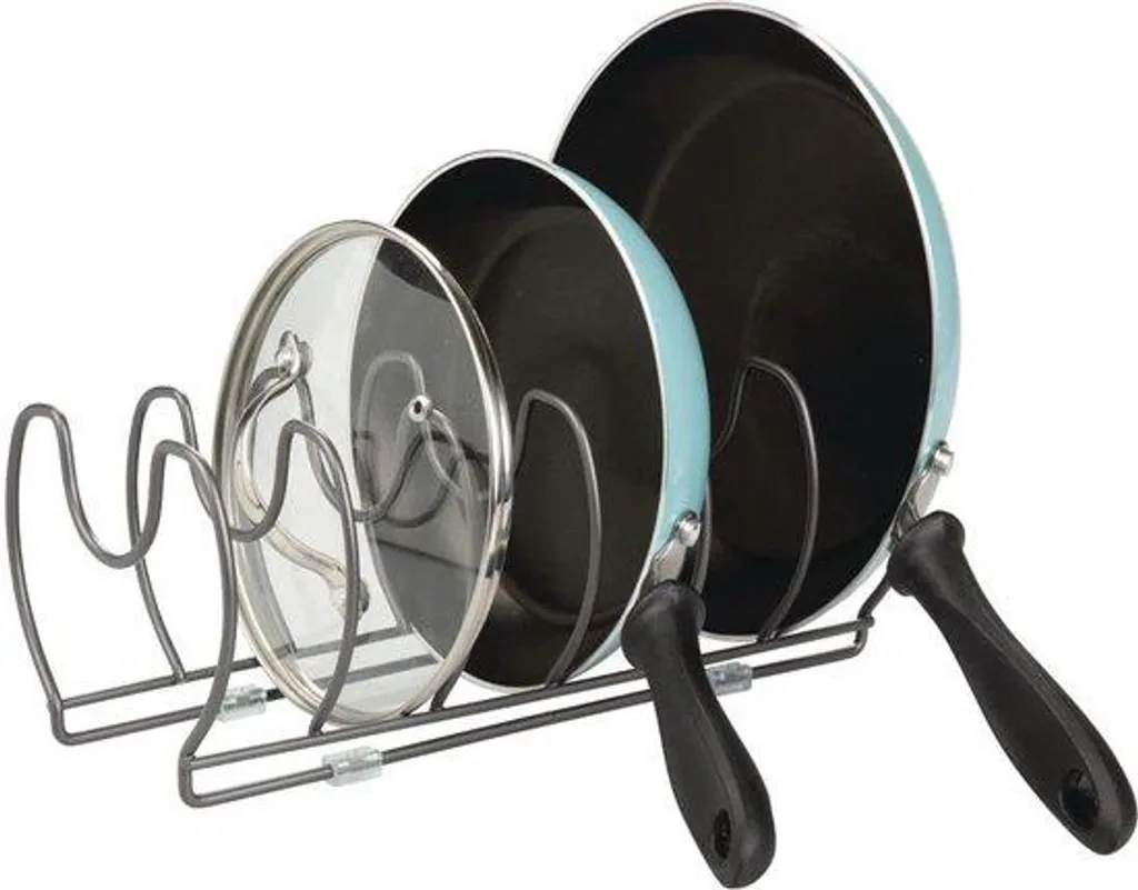 Organisateur de cuisine pour ranger casseroles et poêles à 5 niveaux
