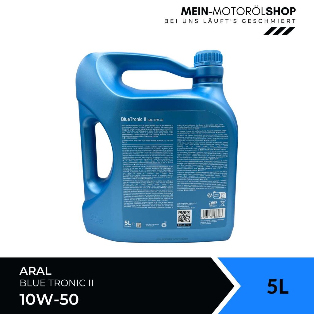 Aral BlueTronic II 10W-40 5 Liter