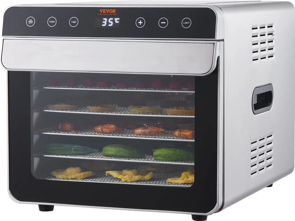 Déshydrateur Alimentaire Inox anti-surchauffe pour séchage homogène