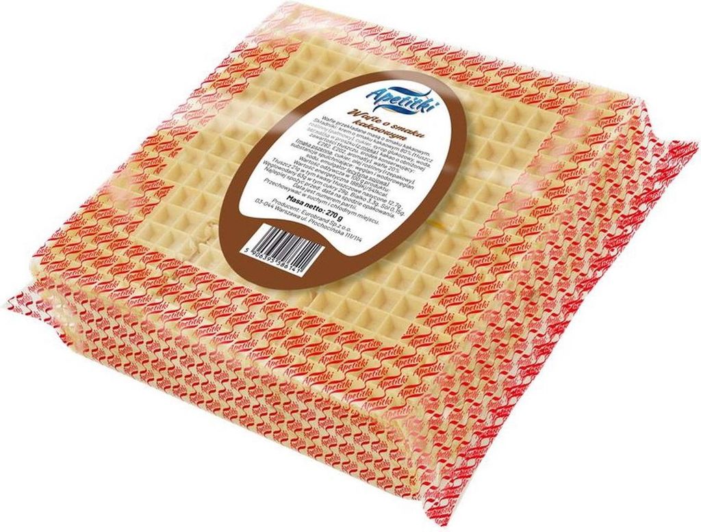 Apetitki Wafle Polskie Smaki kakaowe 270g x 2 sztuk Zdjęcie produktu 
