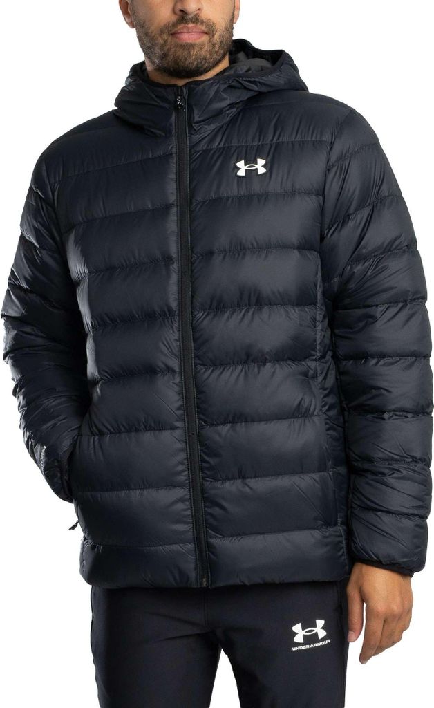 Under Armour Herren Legend Daunenjacke mit Kapuze, Schwarz 1385837-001__XXL