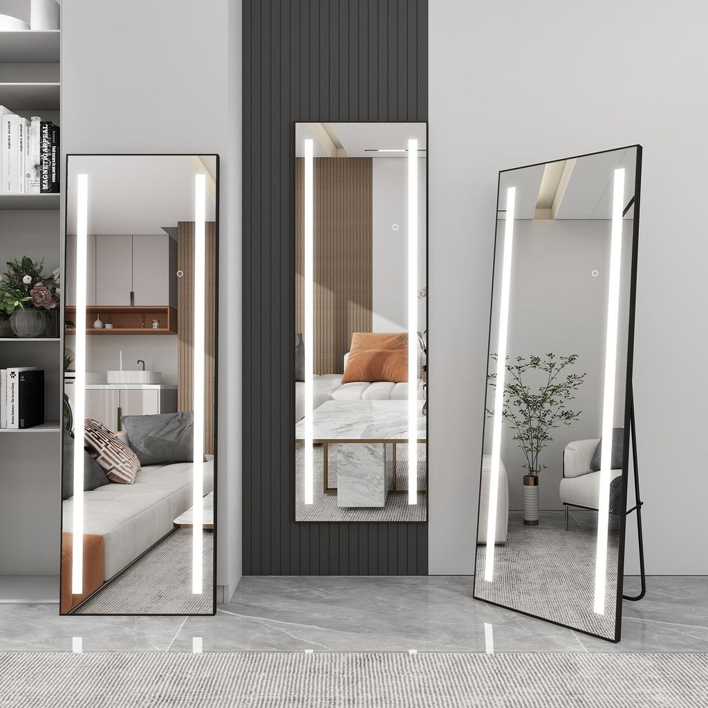 Puluomis miroir intégral 150x50 cm avec 3 couleurs Image du produit 