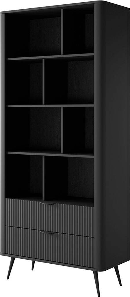 MOODY Bücherregal - schwarz