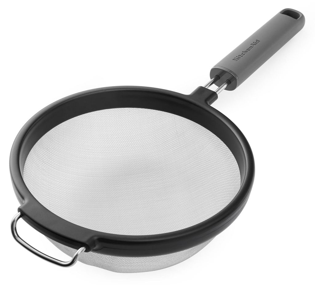 KitchenAid KHA161OHCHGG Feinsieb anthrazitgrau Spülmaschinenfest Edelstahlgewebe