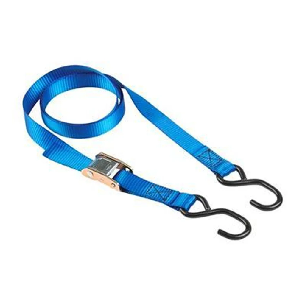 Sangles Robustes 5m x 35mm Master Lock Bleues avec Cliquet de Serrage