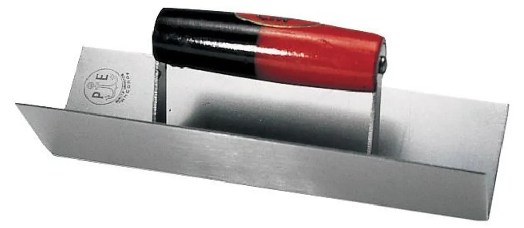 Truelle d'angle intérieur Pavan 829 en acier inox 25x7x7 cm finition