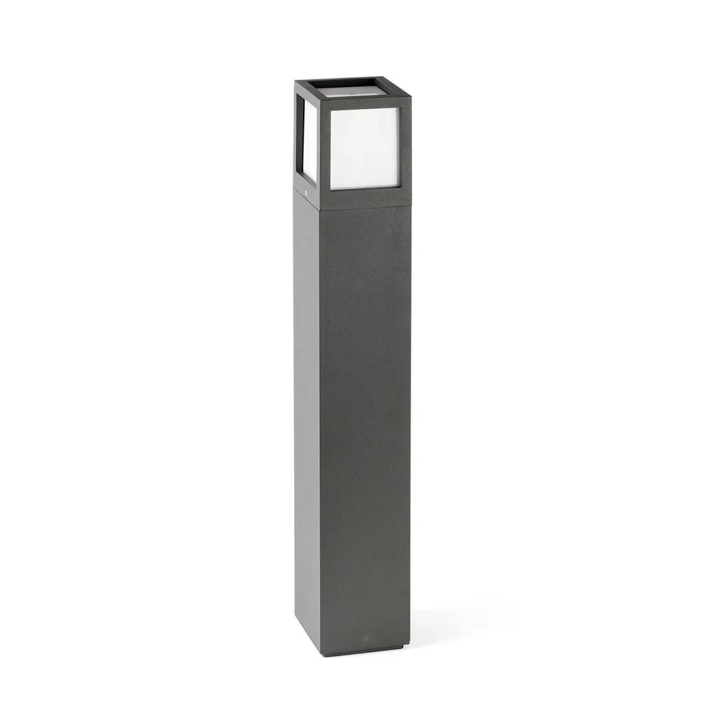 Borne de jardin ONZE 65cm IP54 gris anthracite pour balisage allée