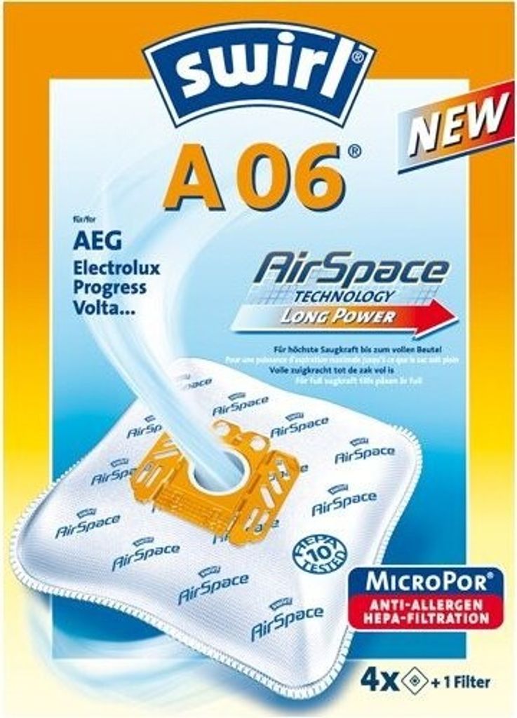 Antialergenní filtr Swirl SFB A06 Micropor Plus AirSpace 4 Obrázek produktu 