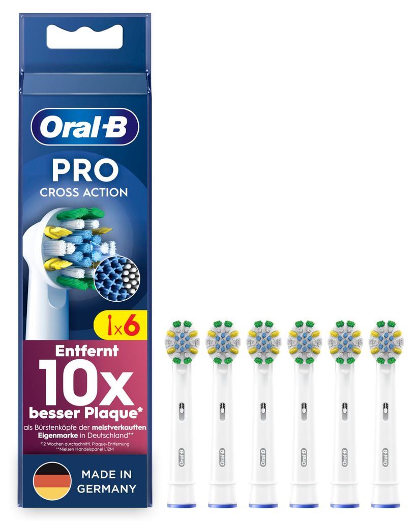 Oral-B Aufsteckbürsten Pro Tiefenreinigung 6er Produktbild 