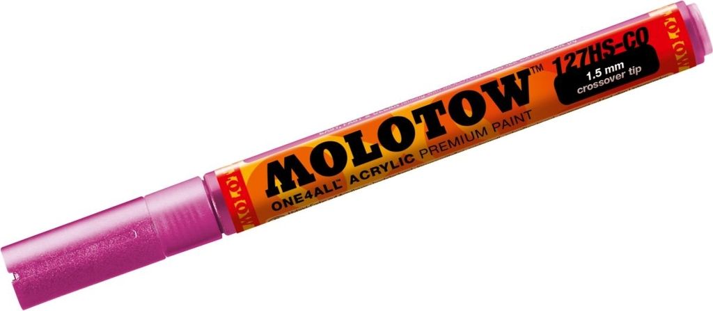 Permanentmarker One4All 127 HS-CO nachfüllbar 1,5mm metallic pink Packung mit 6 Stück