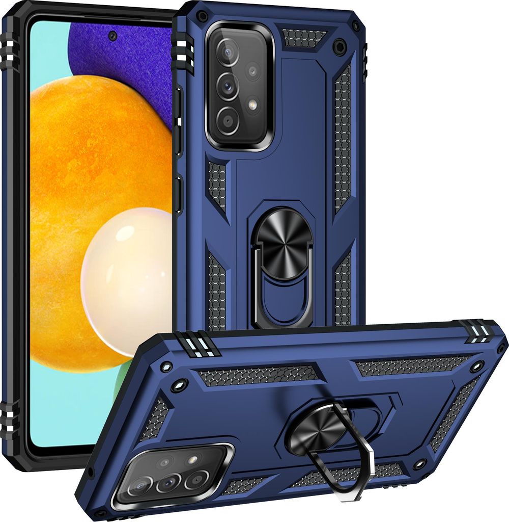 Custodia Outdoor Armor per Samsung Galaxy A52 - Blu Immagine del prodotto 