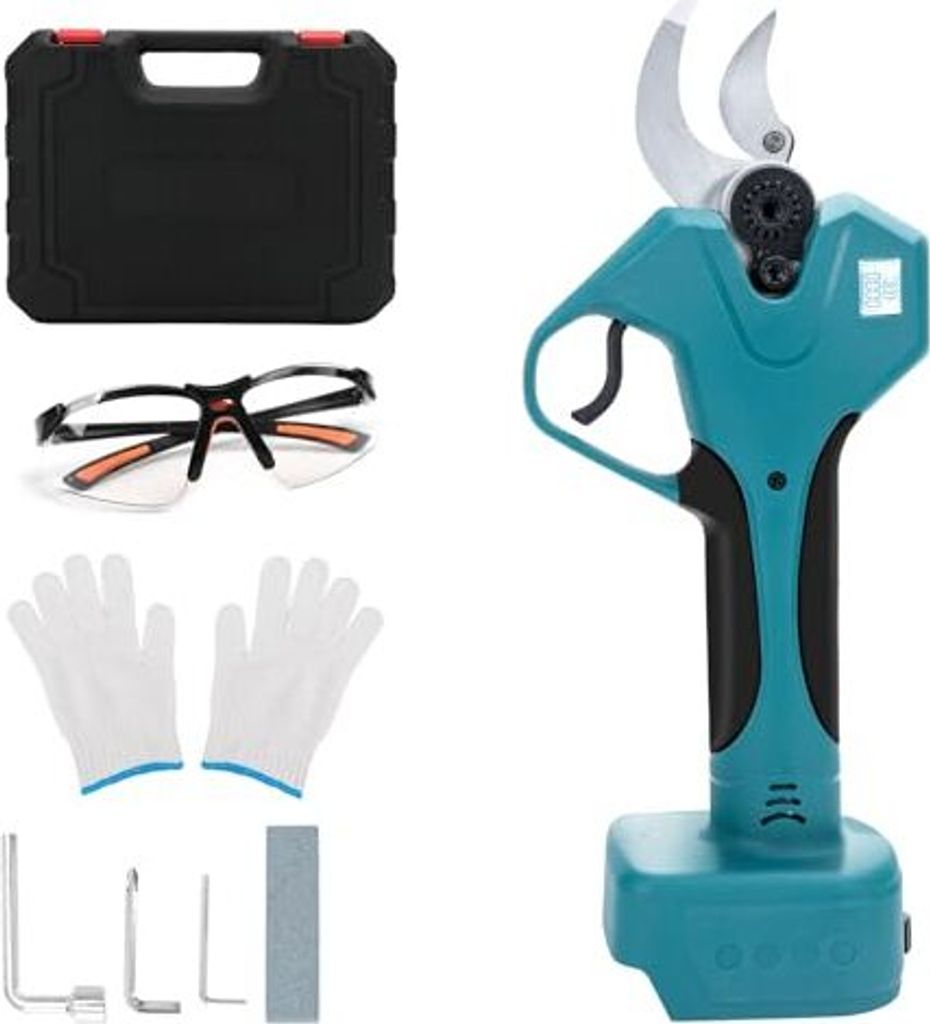 Flügelbatterie -Lpper, elektrische Secateure, kompatible Makita 18 -V -Batterien, bürstenloser Motor, maximal 30 mm Schneiddurchmesser, geeignete...