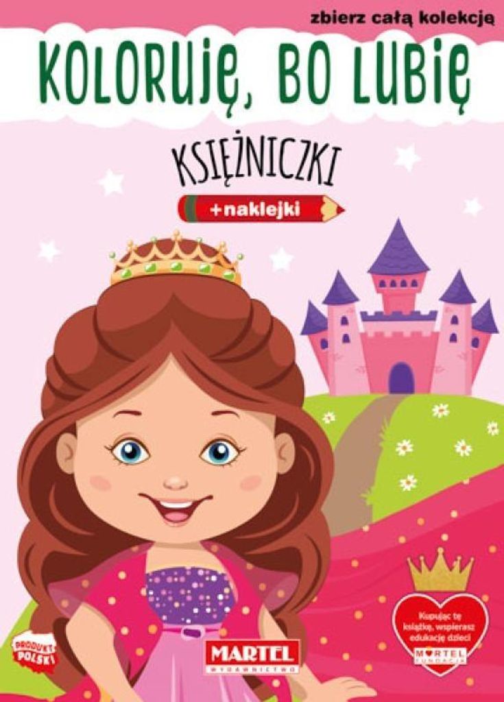 Malbuch Ich male, weil ich "Prinzessinnen" mag Martel