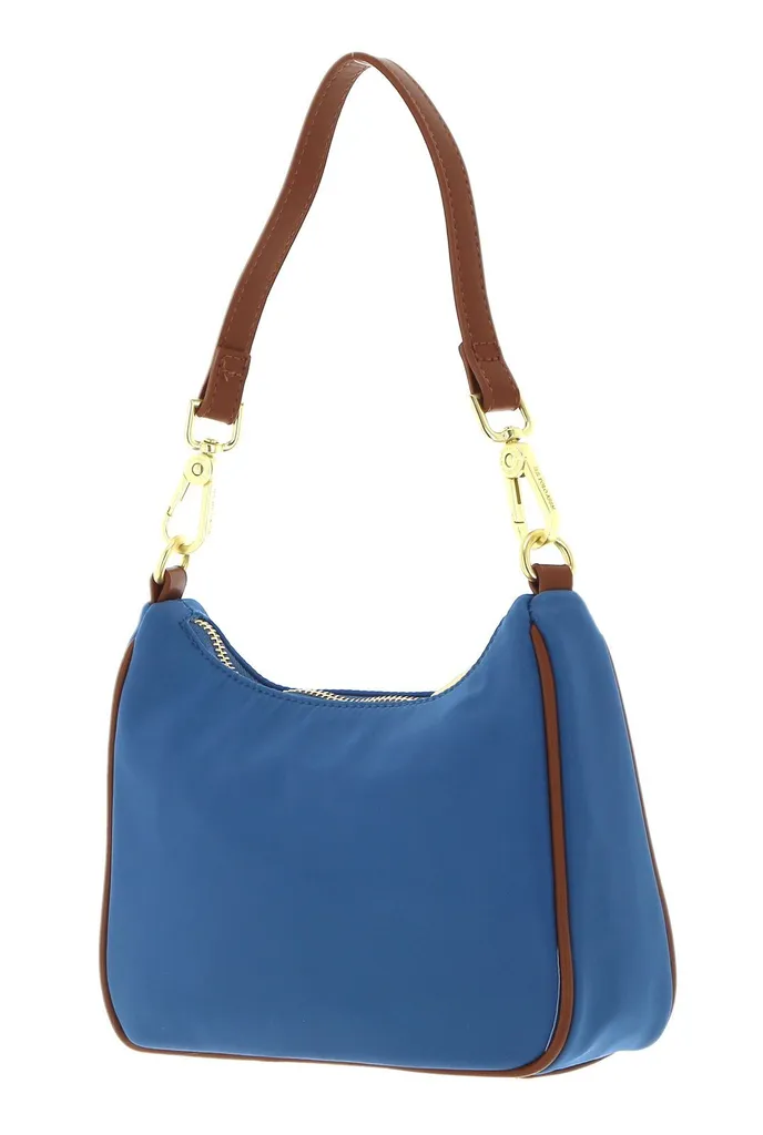 Recensione U.S. POLO ASSN. Houston Hobo Bag - Borsa Celeste e Tan - 4