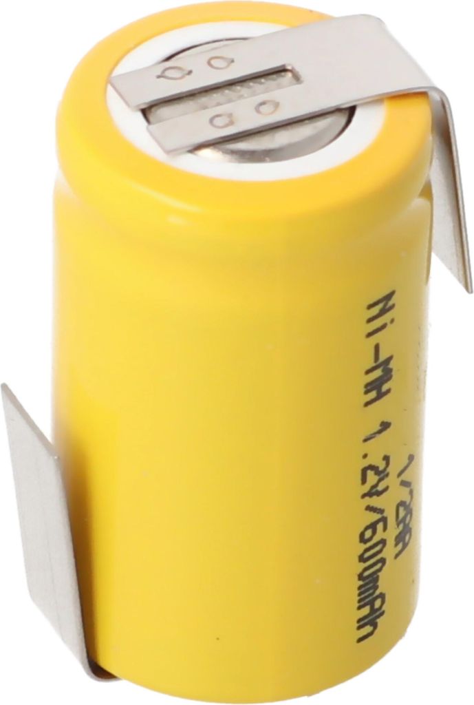 batteria 1/2AA con tensione di 1,2 Volt e capacità di 600 Immagine del prodotto 