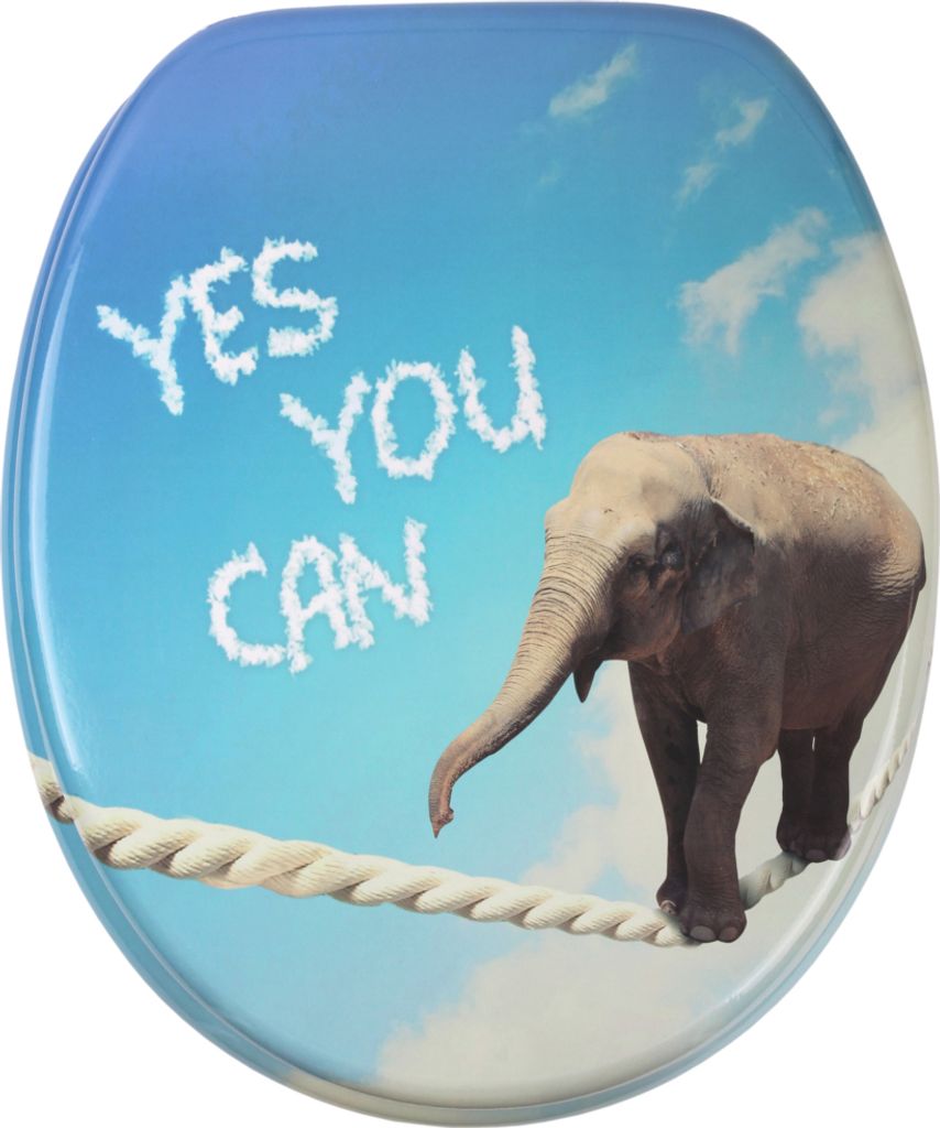 SANILO WC-Sitz mit Absenkautomatik Yes you can, Toilettendeckel direkt vom Hersteller, Klodeckel, Klobrille, WC Deckel, Toilettensitz, WC Brille