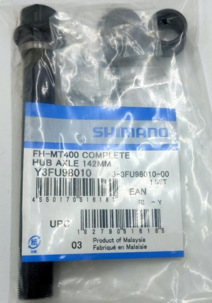 Shimano Hohlachse komplett für FH-MT400 142mm Y-3FU98010 Produktbild 