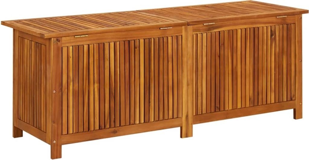 Garten-Aufbewahrungsbox 150x50x58 cm Massivholz Akazie