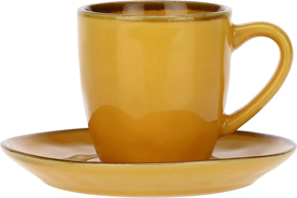 Set 6 Tazzine Caffè Rose&Tulipani Concerto Gres Rustico 90ml
